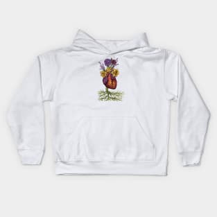 Floral Heart Kids Hoodie